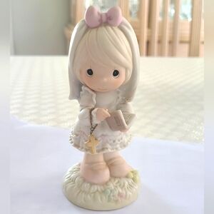 Vintage 90s Precious Moments Holy Communion Collectible Gift Figurine